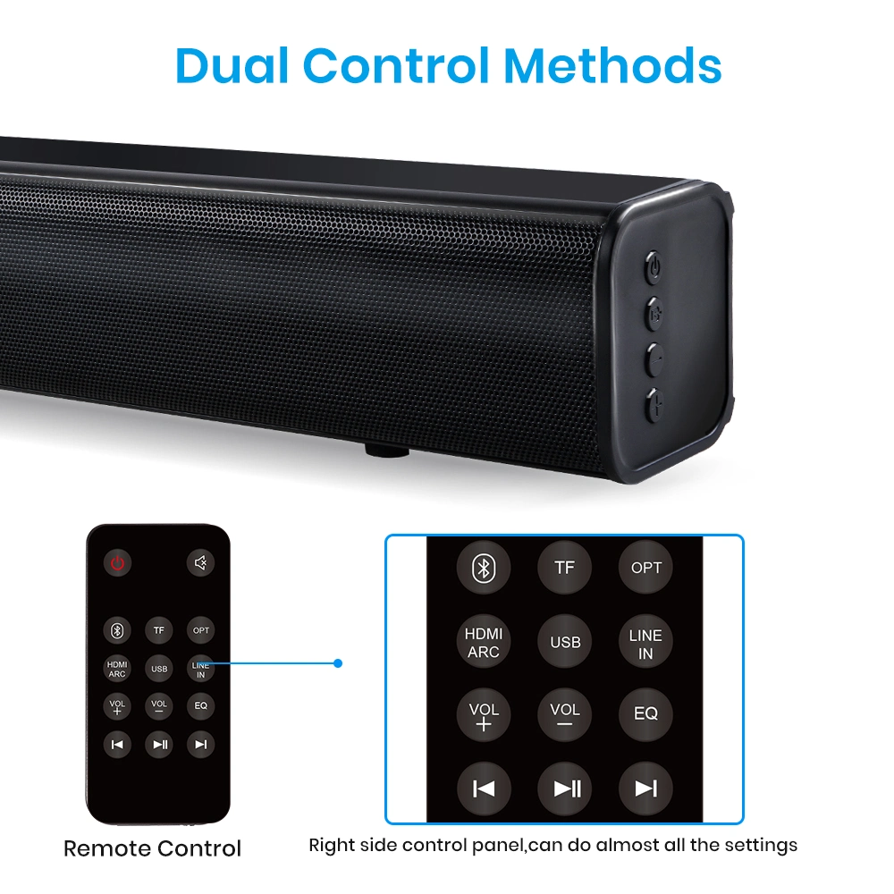 30W 2.0 CH Wall Mount Theater System Soundbar