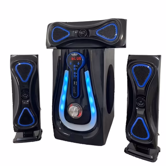 Tsaradia 5.1 Altavoz multimedia de cine en casa con radio FM Bluetooth