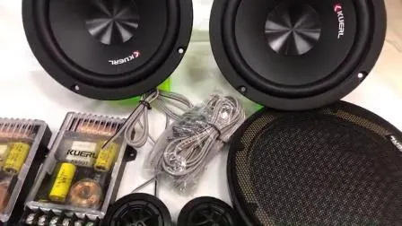 Profesional 166 mm Juego de altavoces para automóvil de 6,5 pulgadas Fabricantes Altavoz al por mayor Sistema de componentes potentes Altavoz para automóvil